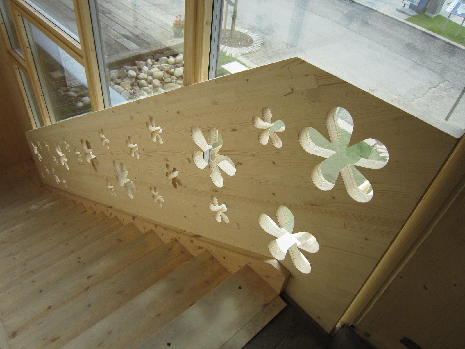 Bespoke staircase for Flower House, Scotland’s Housing Expo winner for sustainable housing.